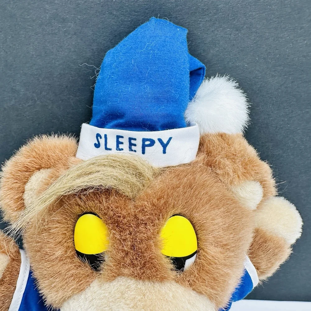 Vintage Travelodge Sleepy Bear Plush PJs Nightcap Hotel Promo 10.5” Mary Meyer